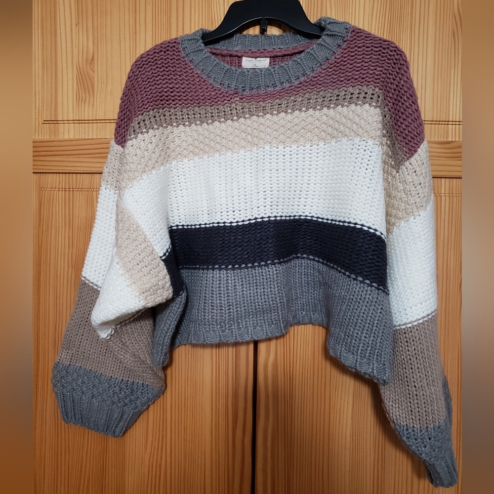 Colorblock Knit Sweater